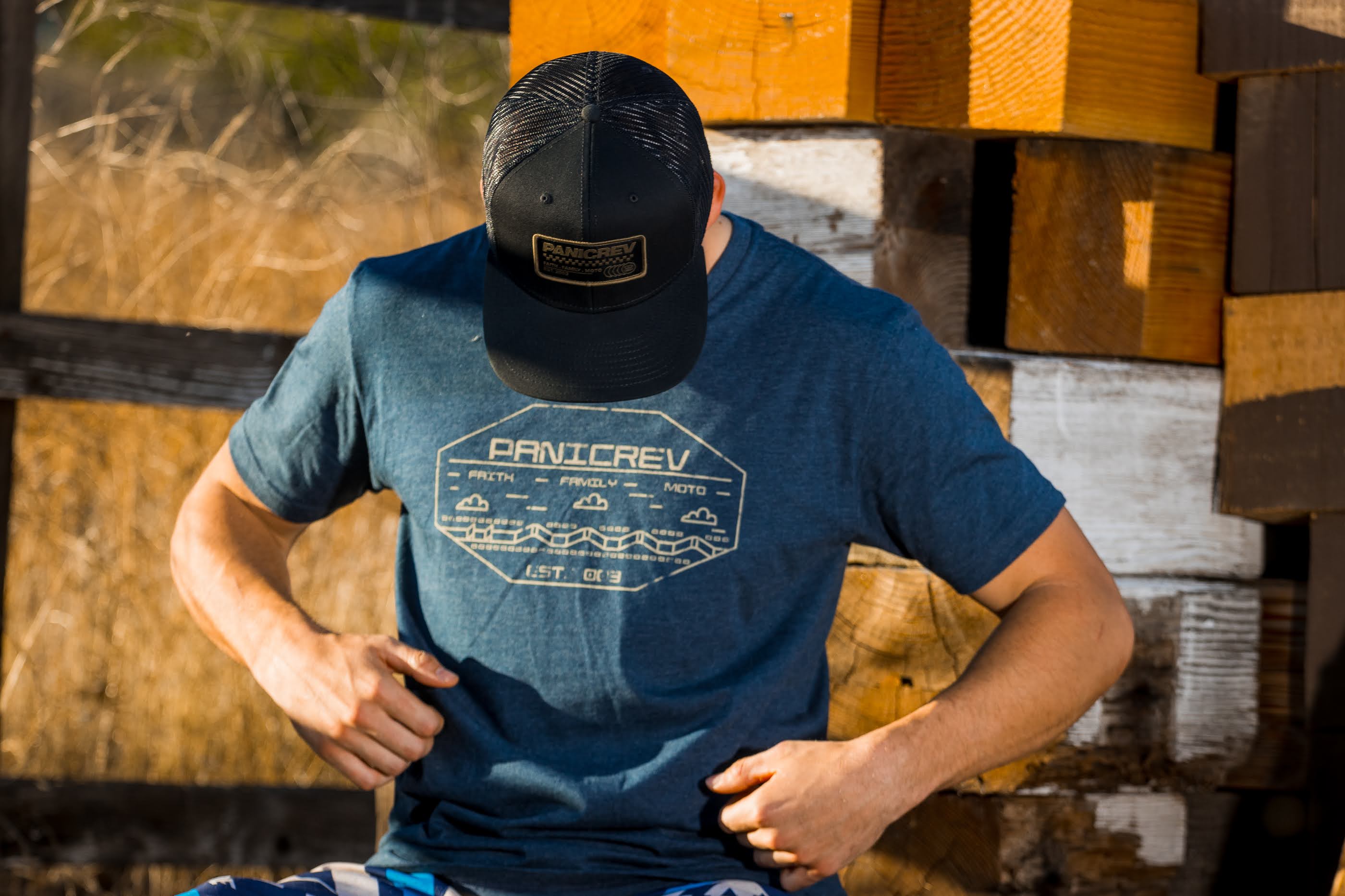 Foundations Black/Char Trucker