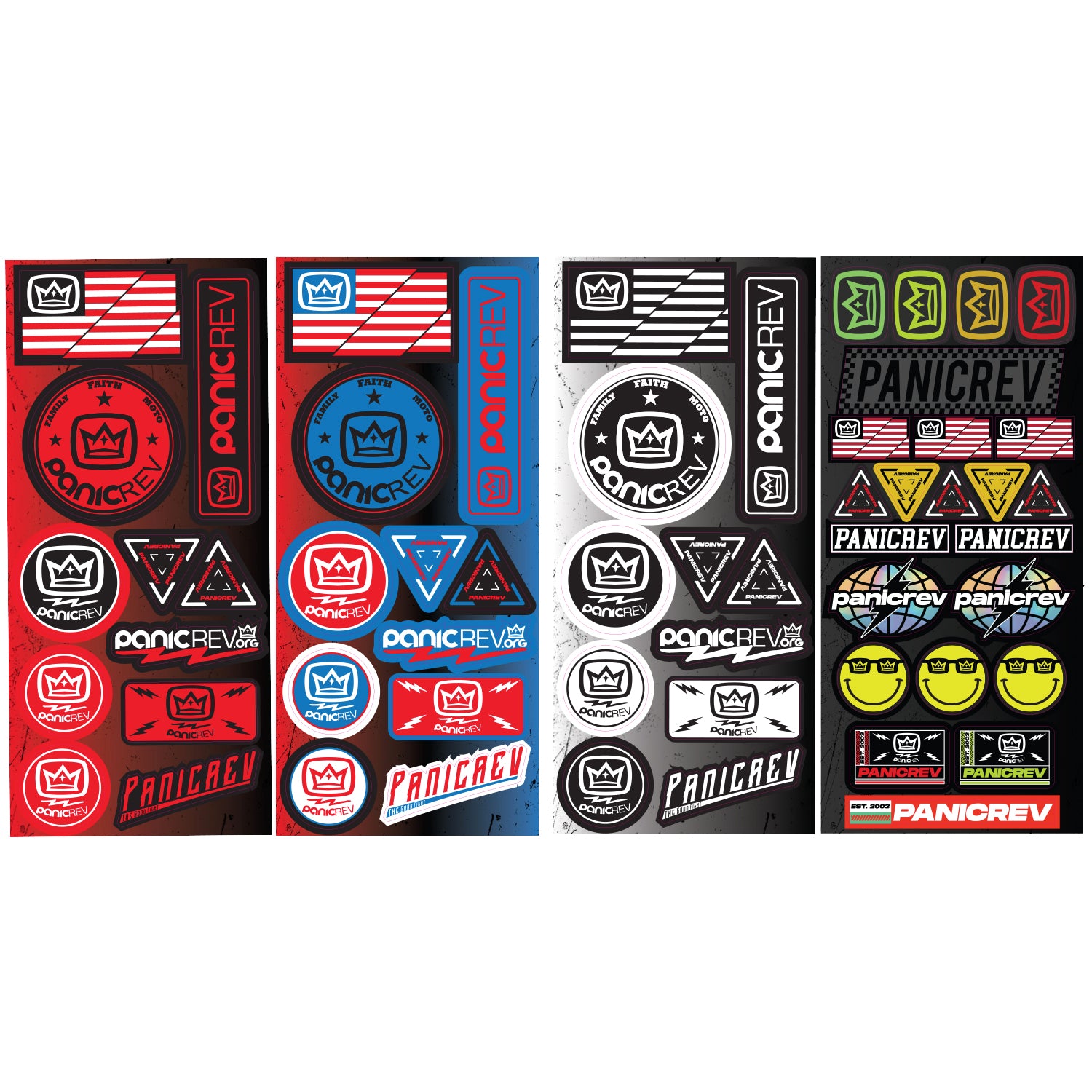 PanicREV Sticker Sheet