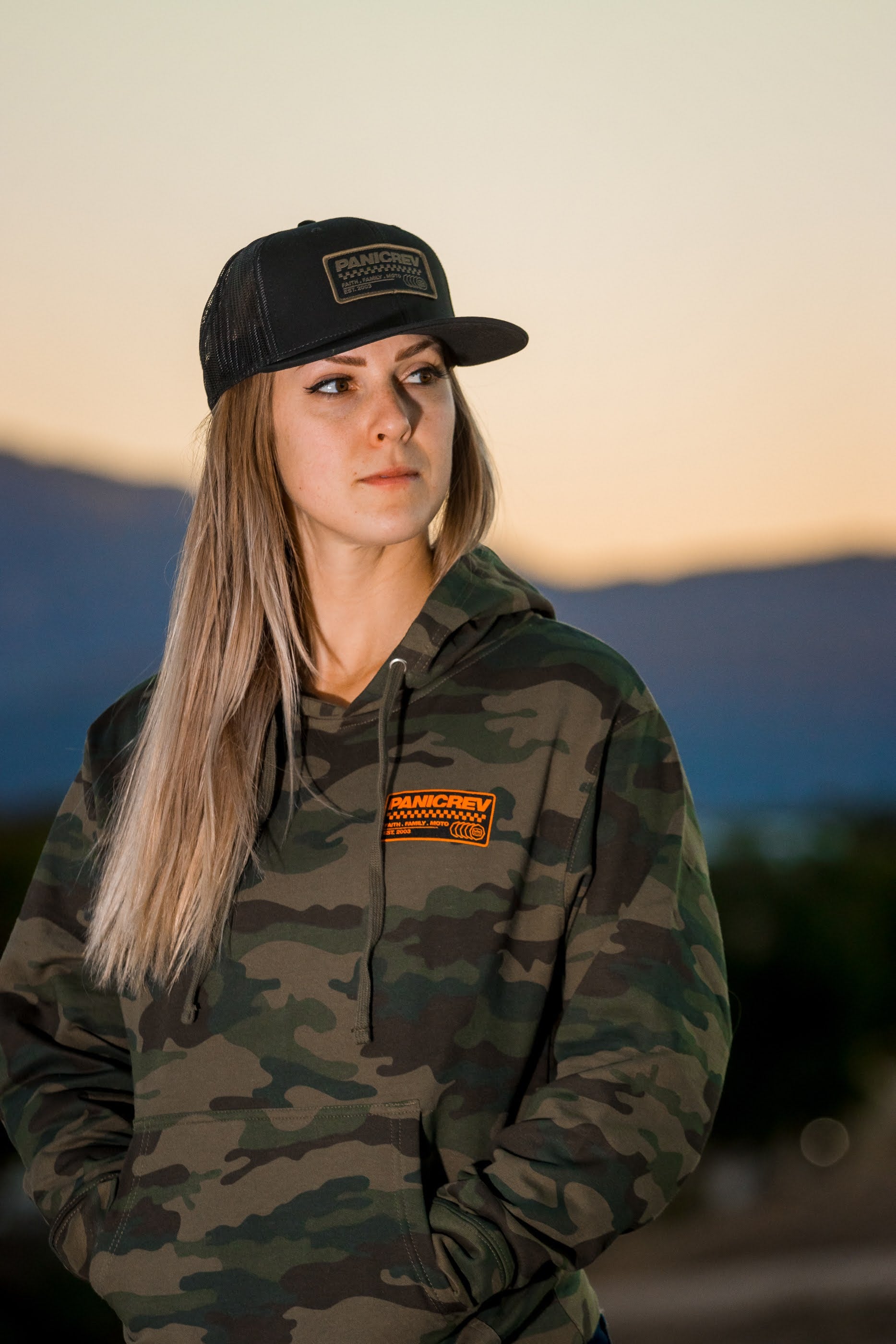 Foundations Black/Char Trucker