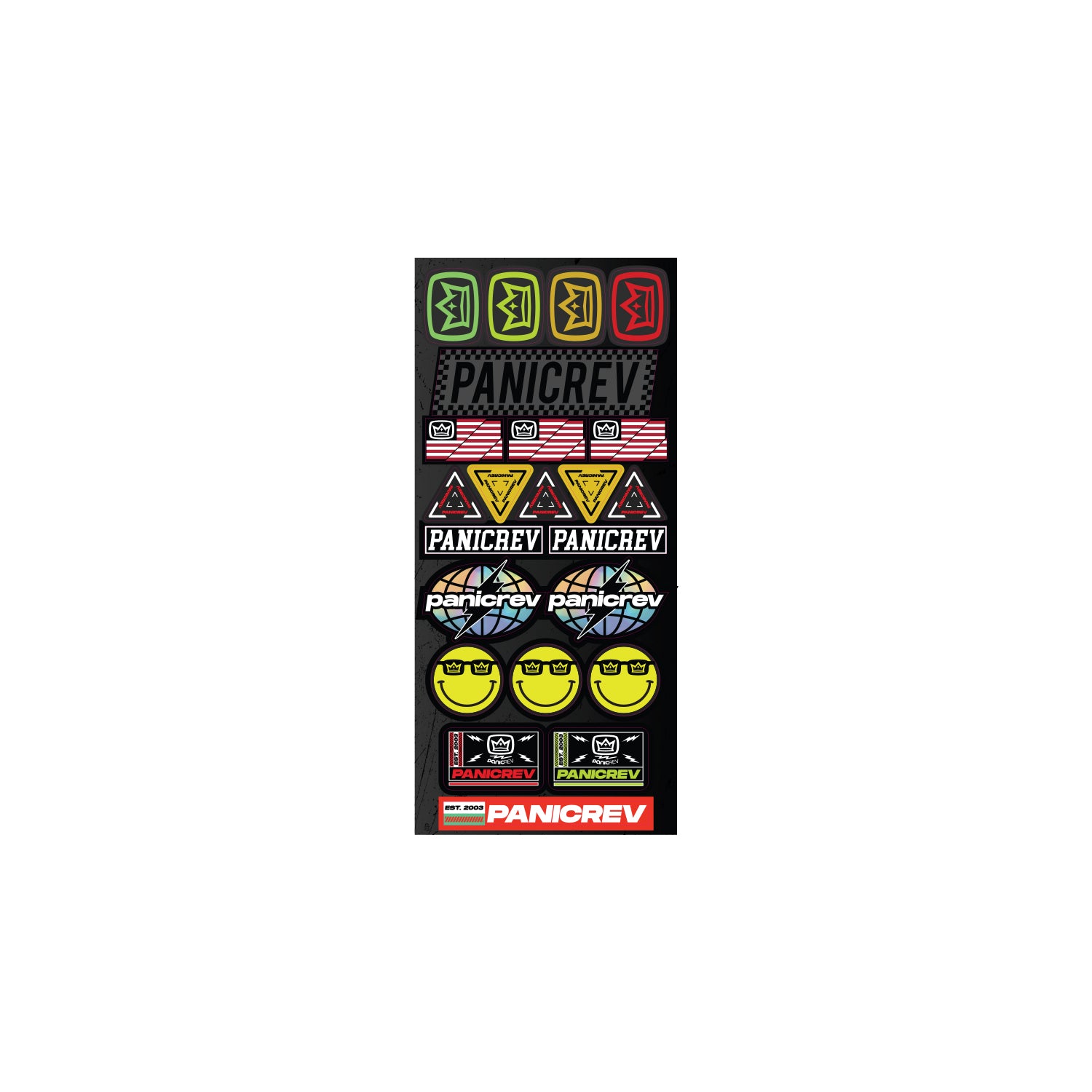 PanicREV Sticker Sheet