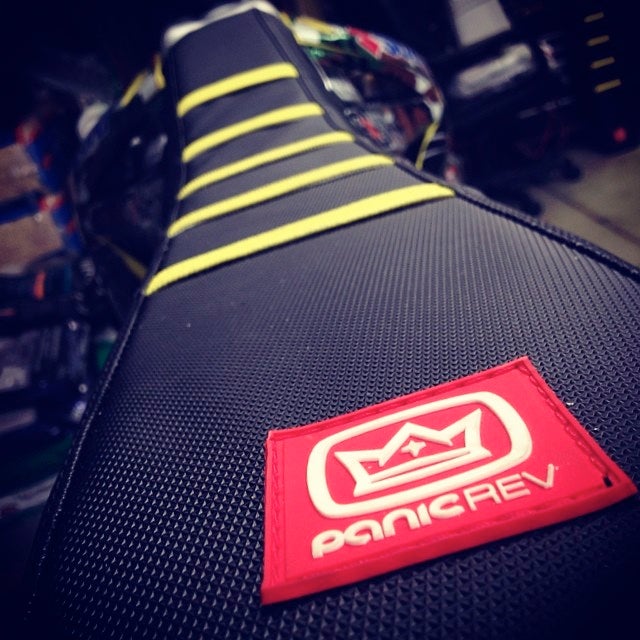 Custom PanicREV Seat Cover