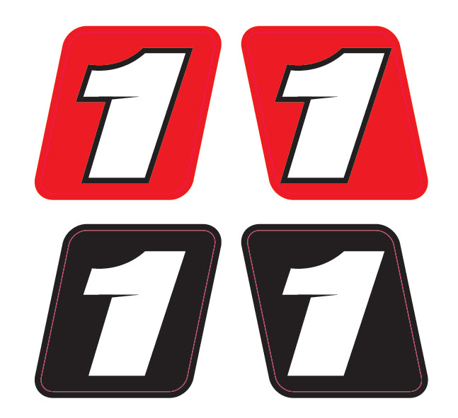 Side Plate Frame Stickers